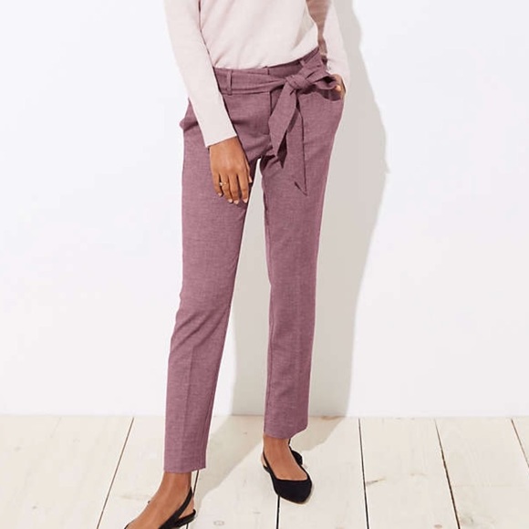 slim tie waist pencil pants in marisa fit